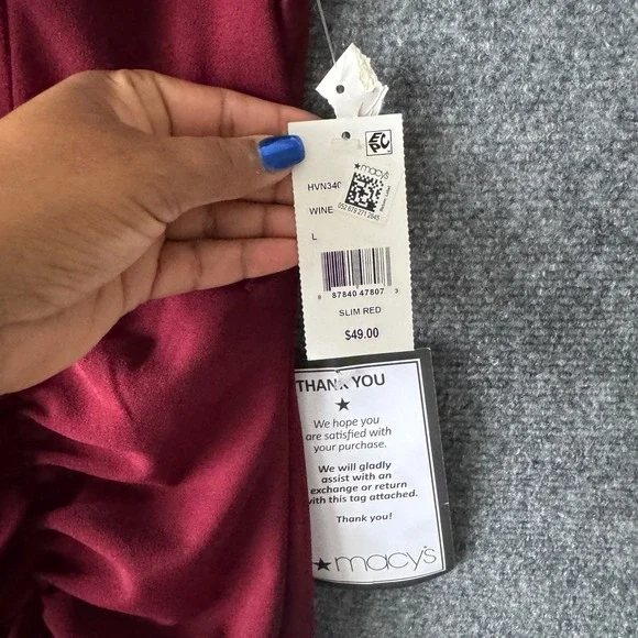 Emerald Sundae Dress Junior L Wine Ruched Spaghetti Strap Mini‎ Party Homecoming - Picture 6 of 13